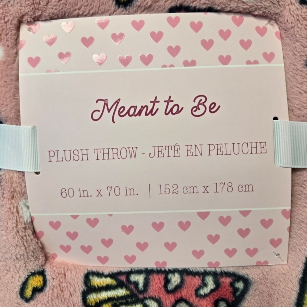 NWT Meant To Be Brand Plush French Fry Throw 60" X 70"